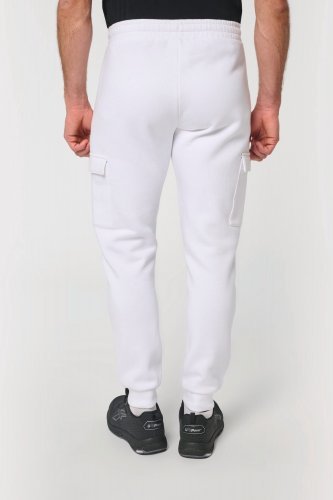 Pantalone uomo in felpa cargo ecosostenibile