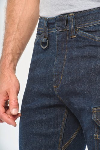 Bermuda uomo denim multitasche