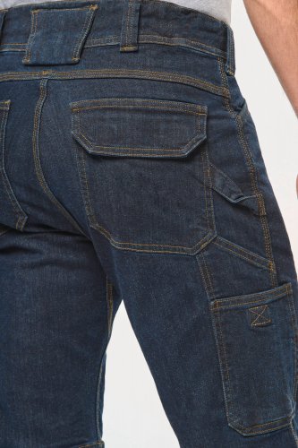 Bermuda uomo denim multitasche