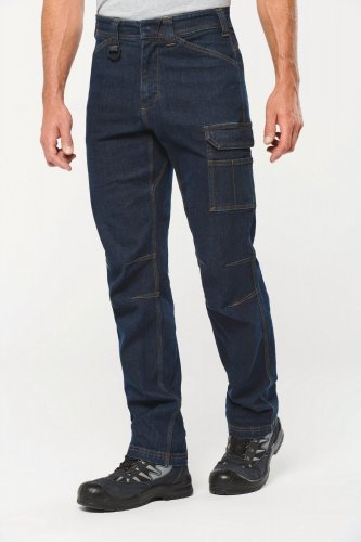 Pantaloni denim uomo multitasche