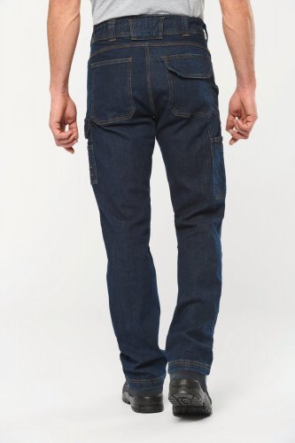 Pantaloni denim uomo multitasche
