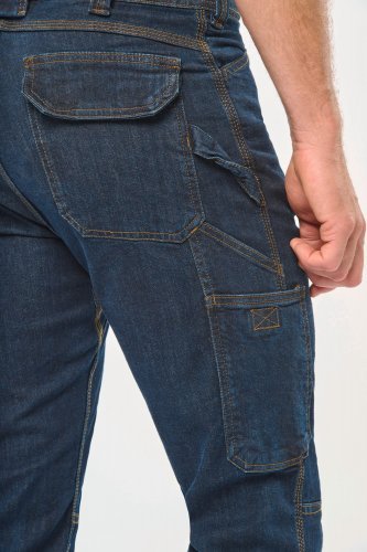 Pantaloni denim uomo multitasche