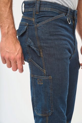 Pantaloni denim uomo multitasche
