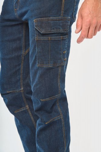 Pantaloni denim uomo multitasche