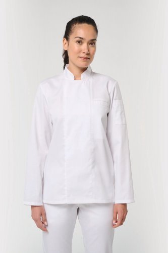 Giacca da cuoco ecosostenibile e traspirante maniche lunghe unisex