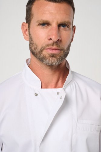 Giacca da cuoco ecosostenibile e traspirante maniche lunghe unisex