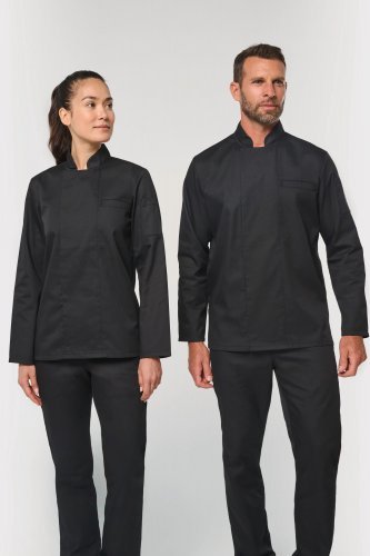 Giacca da cuoco ecosostenibile maniche lunghe unisex