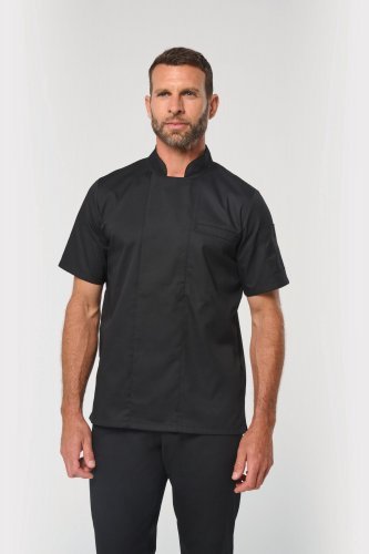 Giacca da cuoco ecosostenibile maniche corte unisex