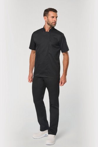 Giacca da cuoco ecosostenibile maniche corte unisex