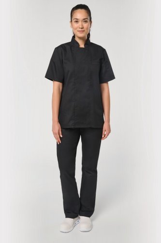 Giacca da cuoco ecosostenibile maniche corte unisex