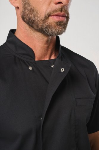 Giacca da cuoco ecosostenibile maniche corte unisex