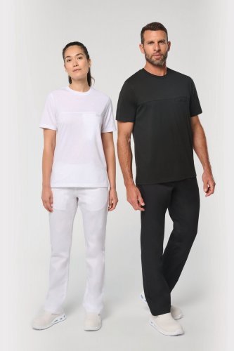 T-shirt da cuoco traspirante unisex