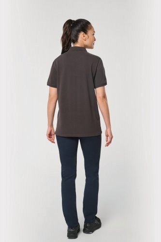 Polo unisex ecosostenibile con tasca sul petto