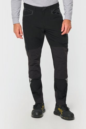 Pantaloni elasticizzati leggeri multitasche riciclati