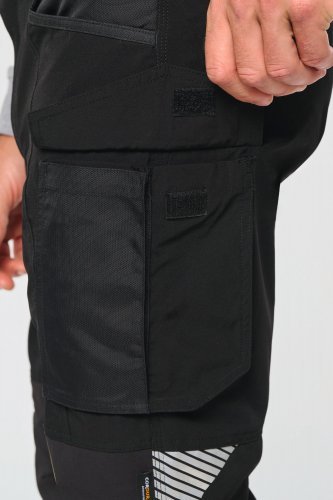 Pantaloni elasticizzati leggeri multitasche riciclati