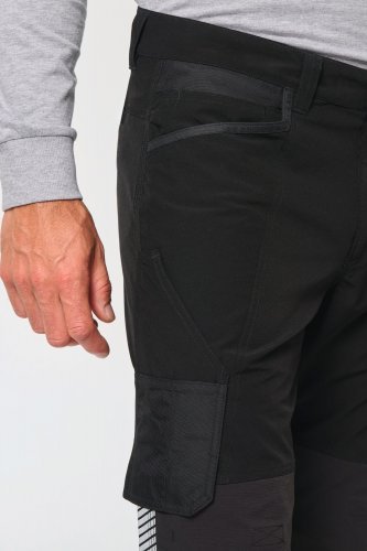 Pantaloni elasticizzati leggeri multitasche riciclati