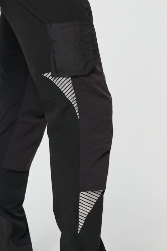 Pantaloni elasticizzati leggeri multitasche riciclati