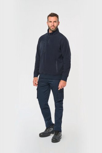 Pile unisex ecosostenibile con collo con zip