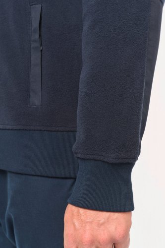 Pile unisex ecosostenibile con collo con zip