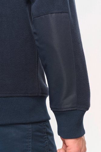 Pile unisex ecosostenibile con collo con zip