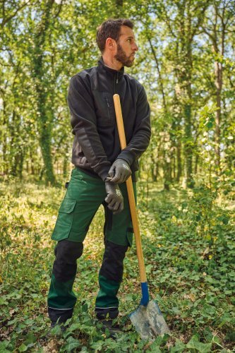 Pile unisex ecosostenibile con collo con zip