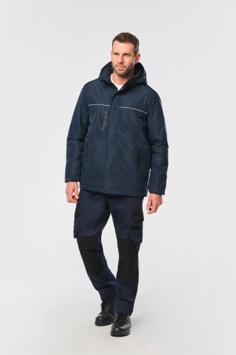 Parka performance unisex con cappuccio