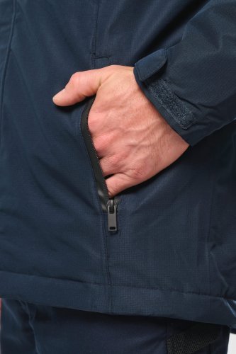 Parka performance unisex con cappuccio