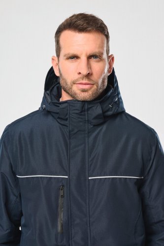 Parka performance unisex con cappuccio