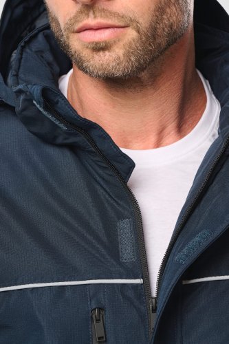 Parka performance unisex con cappuccio