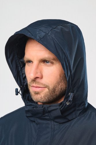 Parka performance unisex con cappuccio