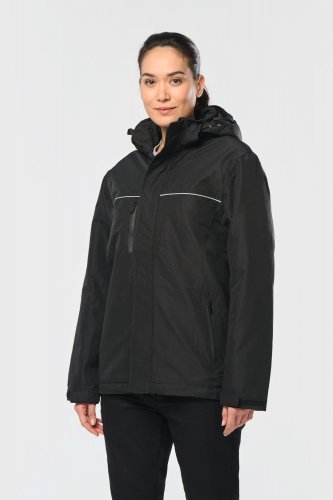 Parka performance unisex con cappuccio