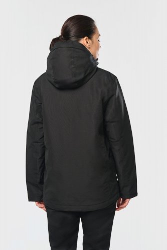 Parka performance unisex con cappuccio
