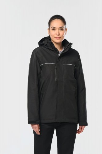 Parka performance unisex con cappuccio