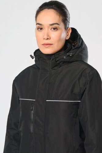 Parka performance unisex con cappuccio