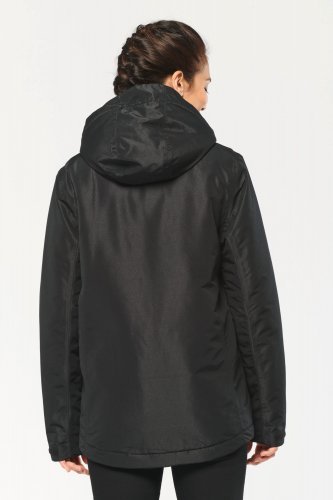 Parka performance unisex con cappuccio