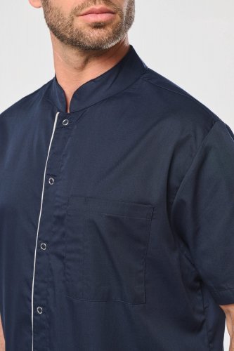 Camicia uomo in policotone con automatici