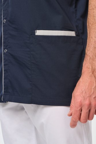 Camicia uomo in policotone con automatici