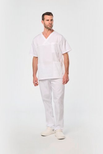 Tunica unisex in cotone maniche corte