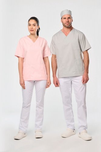 Tunica unisex maniche corte in policotone