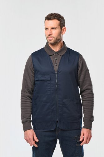 Gilet unisex in policotone multitasche