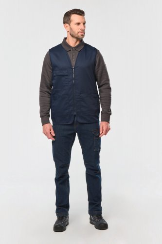 Gilet unisex in policotone multitasche