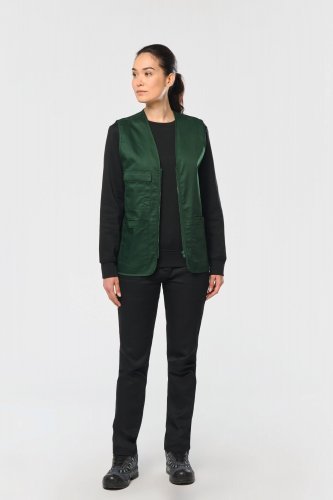 Gilet unisex in policotone multitasche