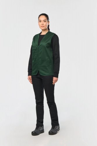 Gilet unisex in policotone multitasche