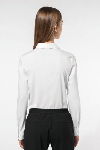 Camicia popeline policotone donna facile da lavare