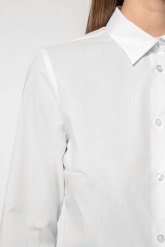 Camicia popeline policotone donna facile da lavare