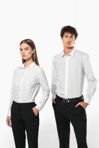 Camicia popeline policotone donna facile da lavare