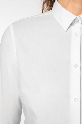 Camicia popeline policotone donna facile da lavare