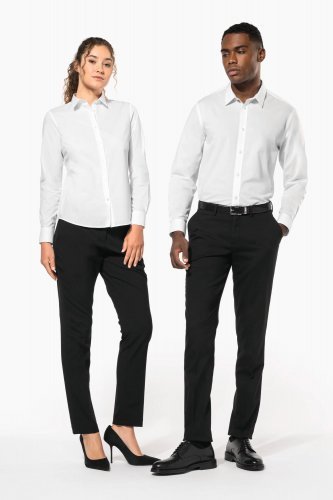 Camicia popeline policotone donna facile da lavare