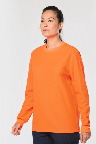 T-shirt unisex ecosostenibile maniche lunghe