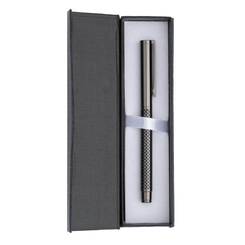 Penna a scatto in metallo brunito